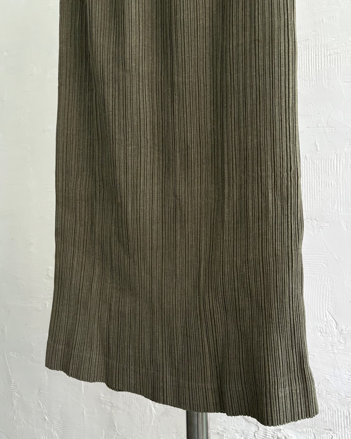 Issey Miyake 이세이미야케 90‘s 카키 플리츠 스커트 상품이미지3