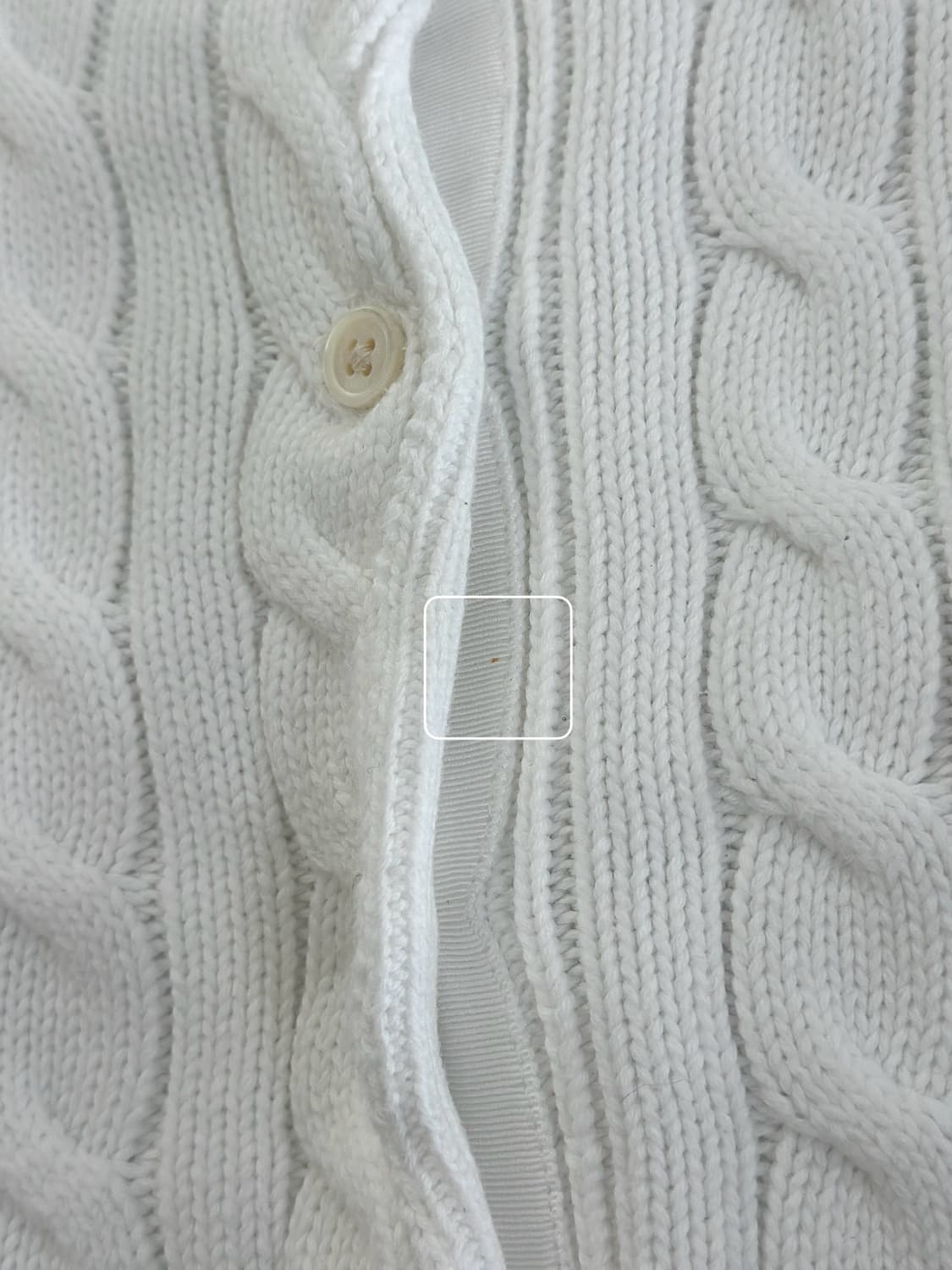 폴로 랄프로렌 화이트 케이블 니트 가디건  상품이미지7