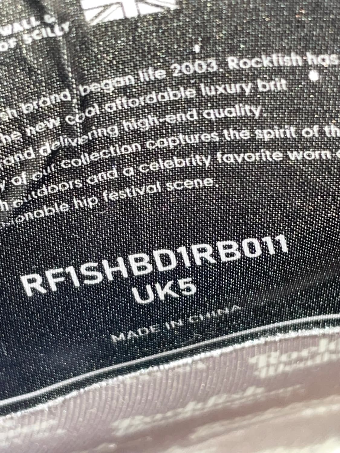 락피쉬 플랫폼 레인부츠 uk5 상품이미지7