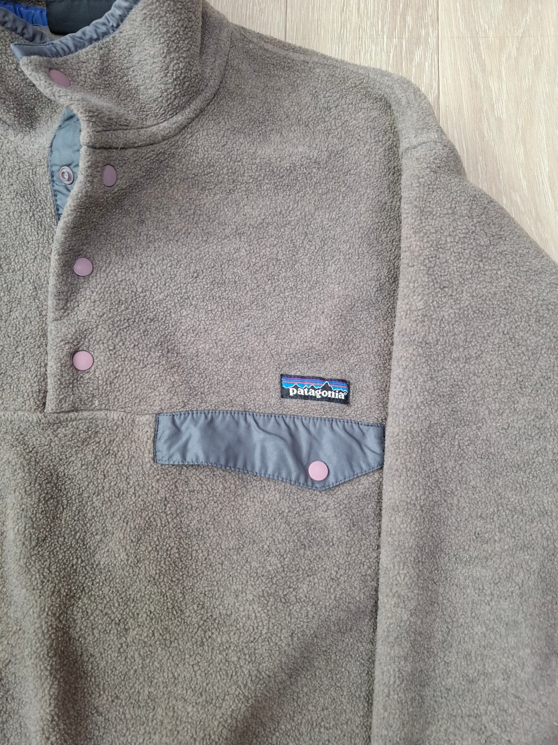 L 빈티지 90S USA메이드 파타고니아 신칠라 브라운 상품이미지2