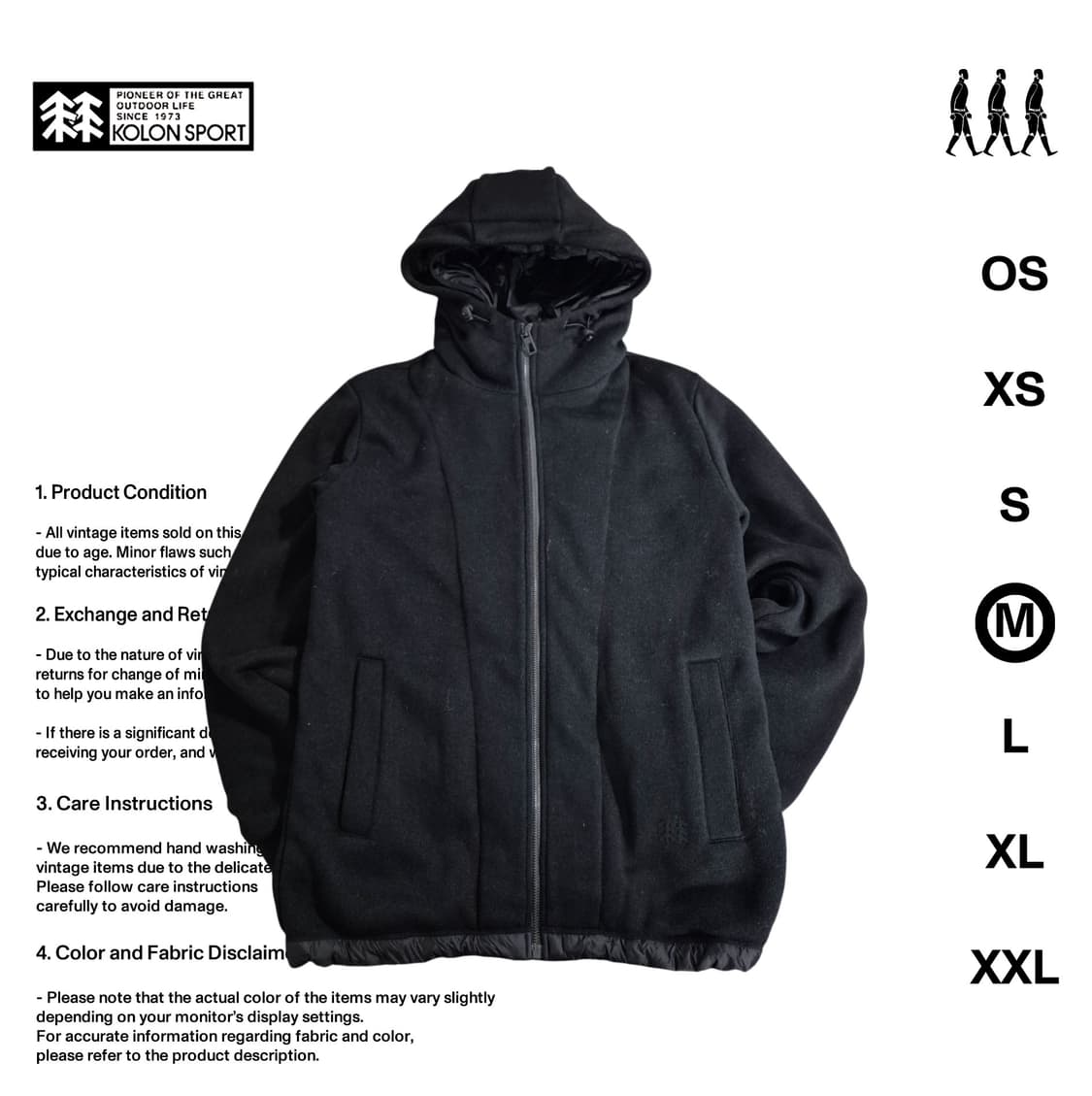 코오롱 스포츠 10'S 플리스 내피 자켓 95사이즈 상품이미지1