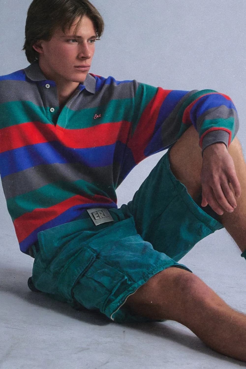 [S,M,L]이알엘 ERL 25fw ZIP-OFF 카고 팬츠/그린 상품이미지3