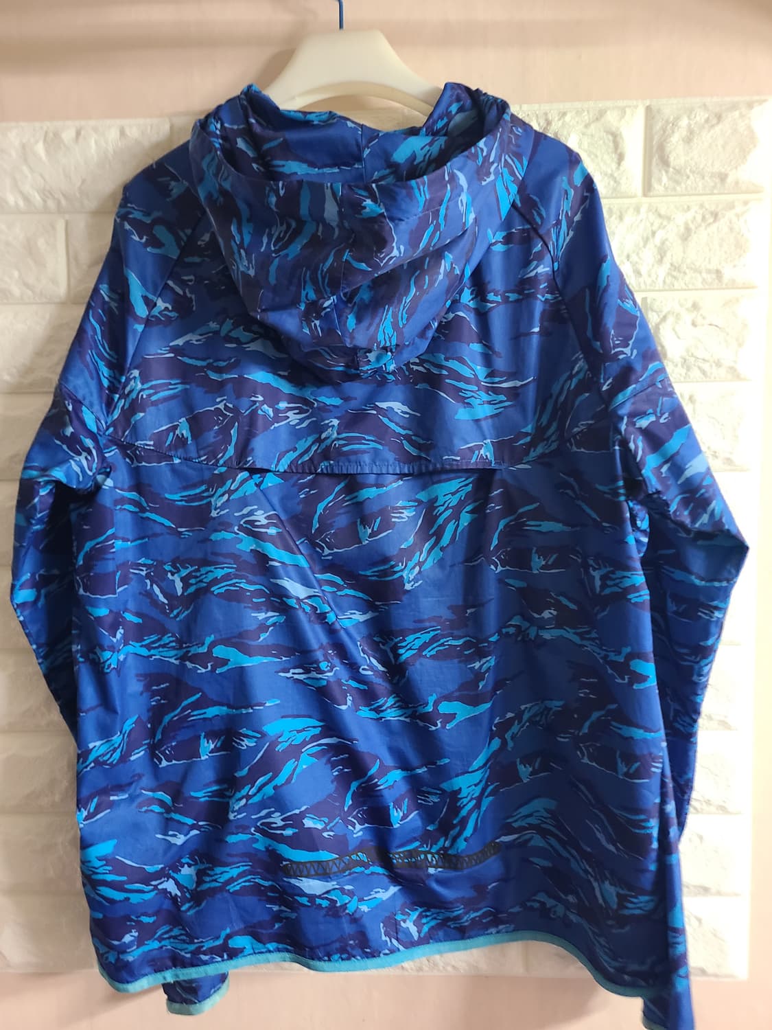나이키 블루 카모 바람막이(xl) 상품이미지5