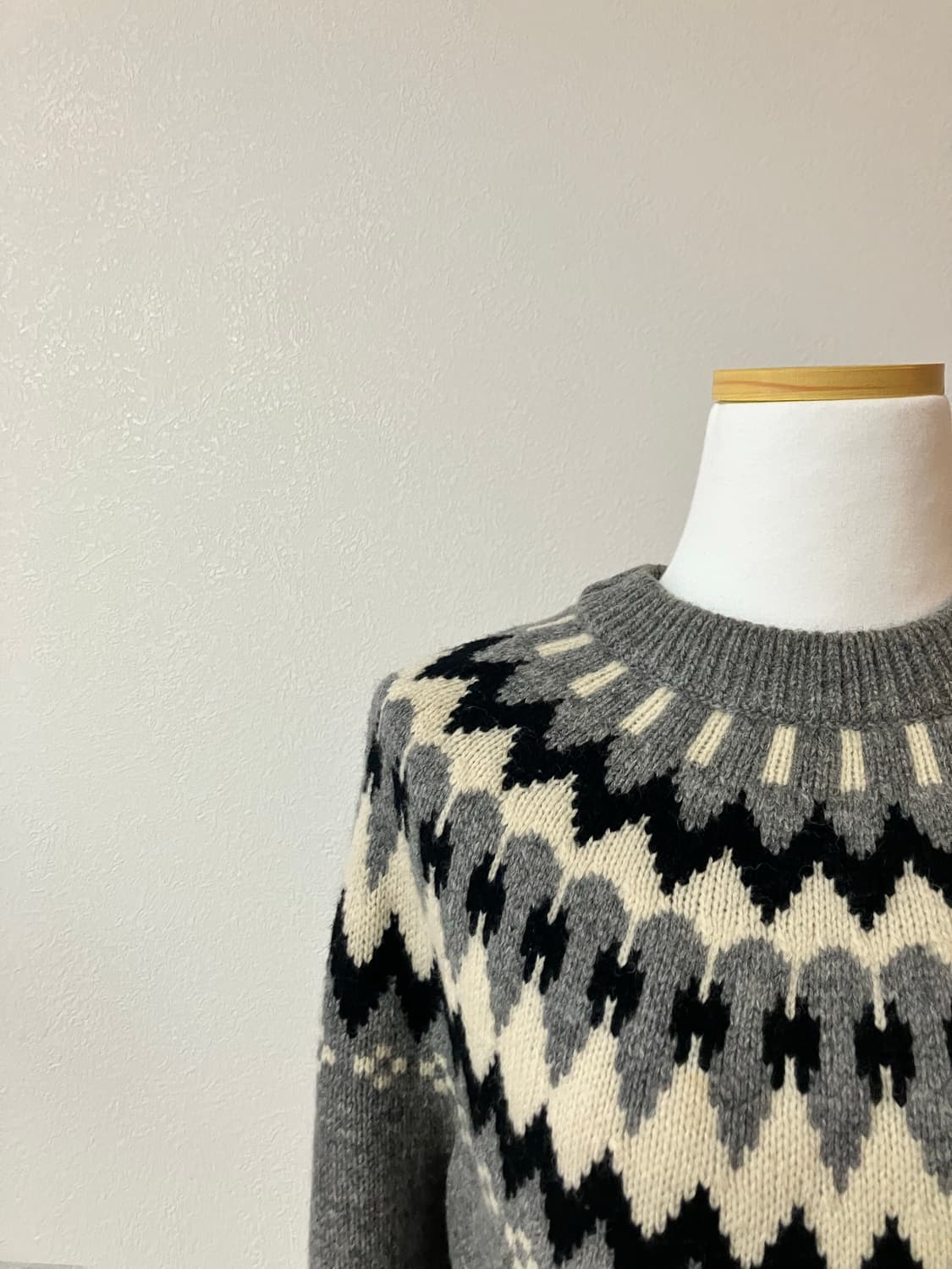 United Arrows 울100 니트 남성S (남녀공용) 상품이미지2