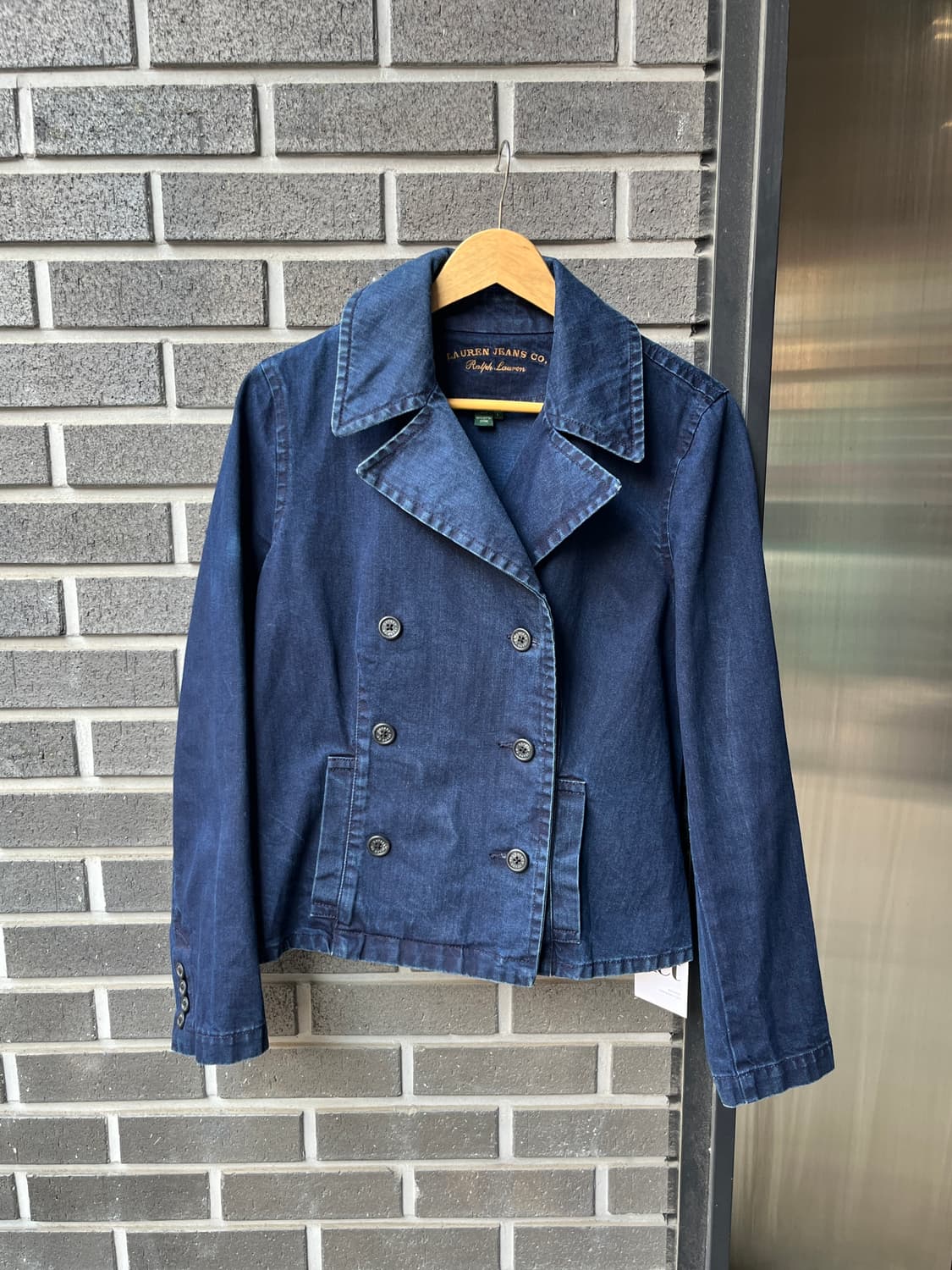 90s Ralph Lauren 더블브레스트 데님 자켓 상품이미지7