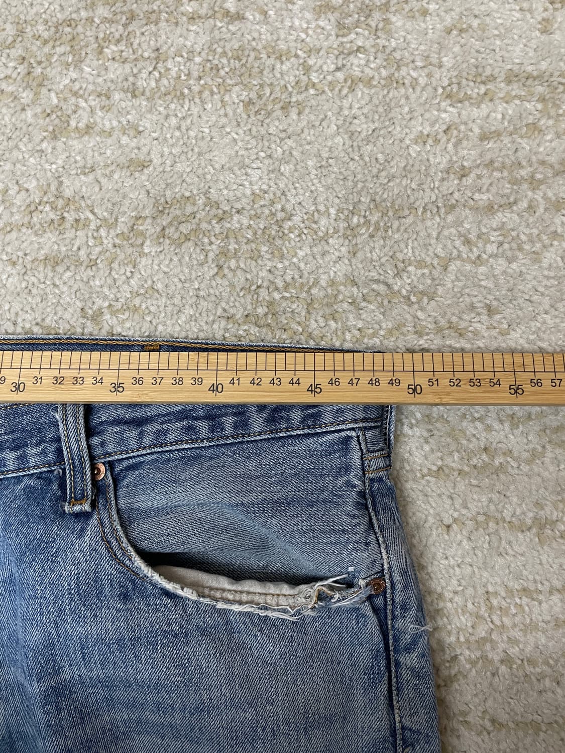 [38x32] 00s Levis 리바이스 501 오리지널 스트레이트 청바 상품이미지3