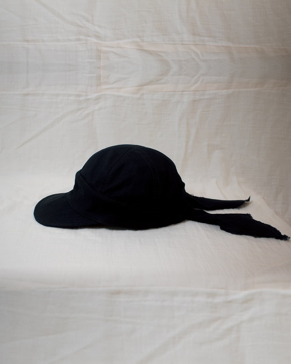  Frayed Slub Bind Cap_Black 상품이미지1