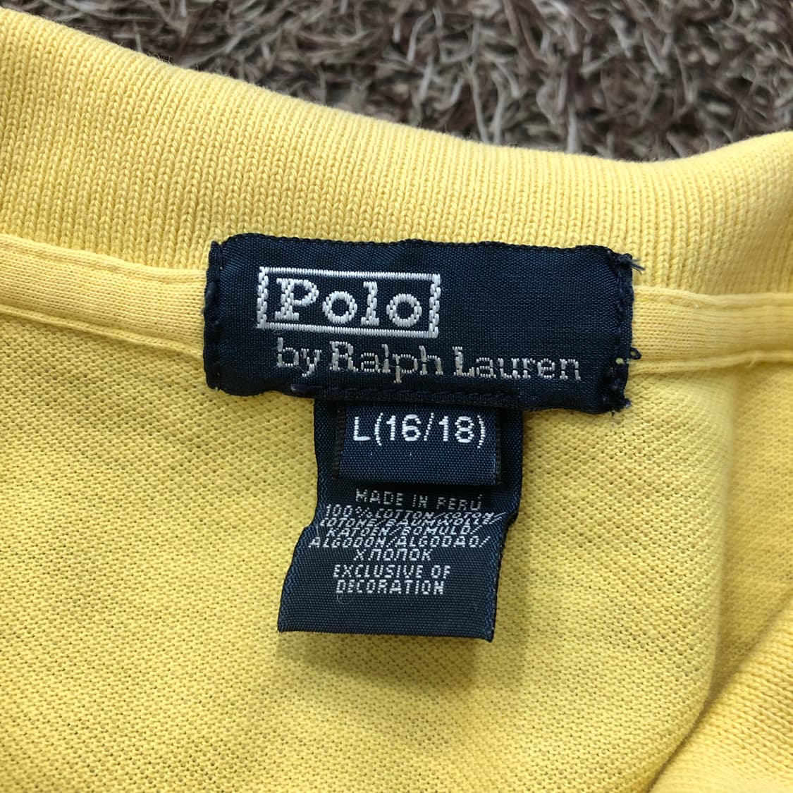 L 폴로 랄프로렌 빅포니 카라 긴팔 티셔츠 롱슬리브 상품이미지5