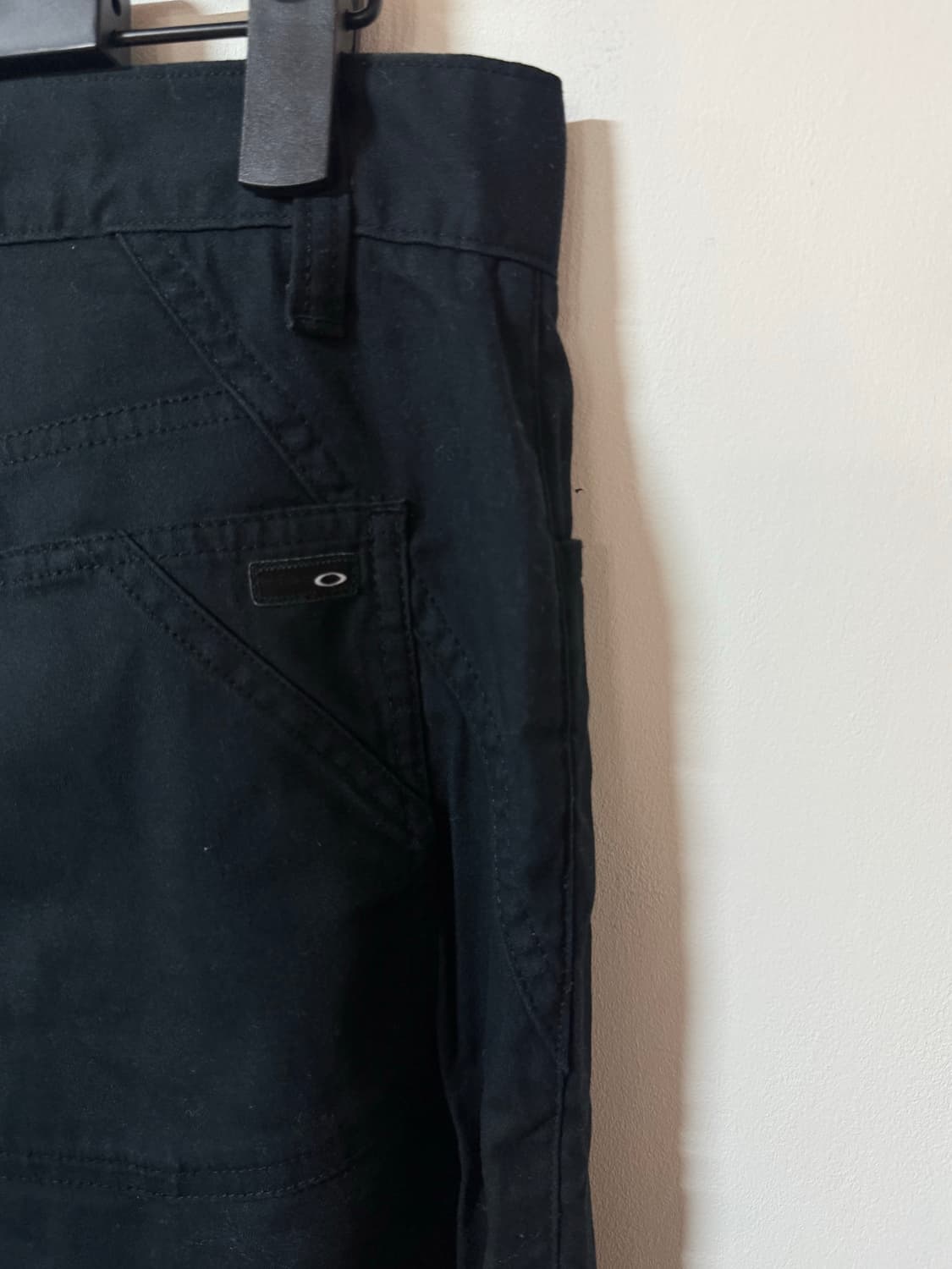 오클리 블랙 슬림핏 팬츠 32X32 스트레치 면바지 상품이미지5