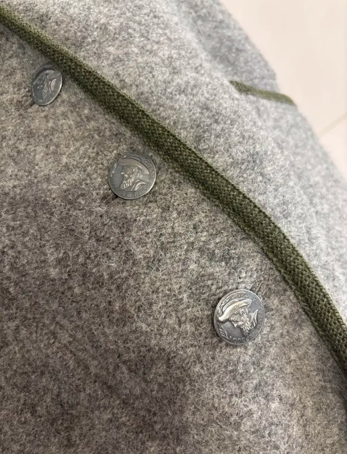 유럽빈티지자켓ㅡ압축울자켓겸 코트(드라이완료) 상품이미지7