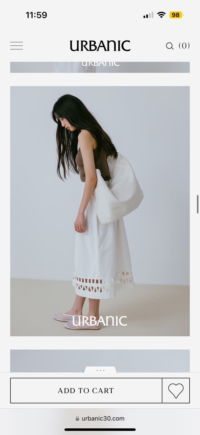 urbanic30 얼바닉 newspaper bag 뉴스페이퍼 백 상품이미지1