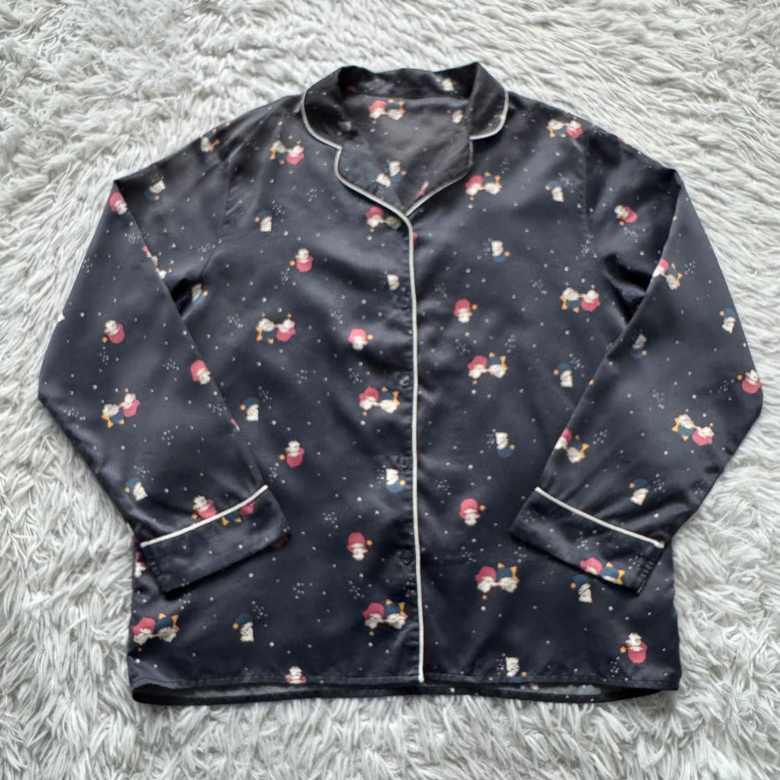 LITTLE TWIN STARS 일본빈티지 지유 잠옷 파자마 M 40 상품이미지2