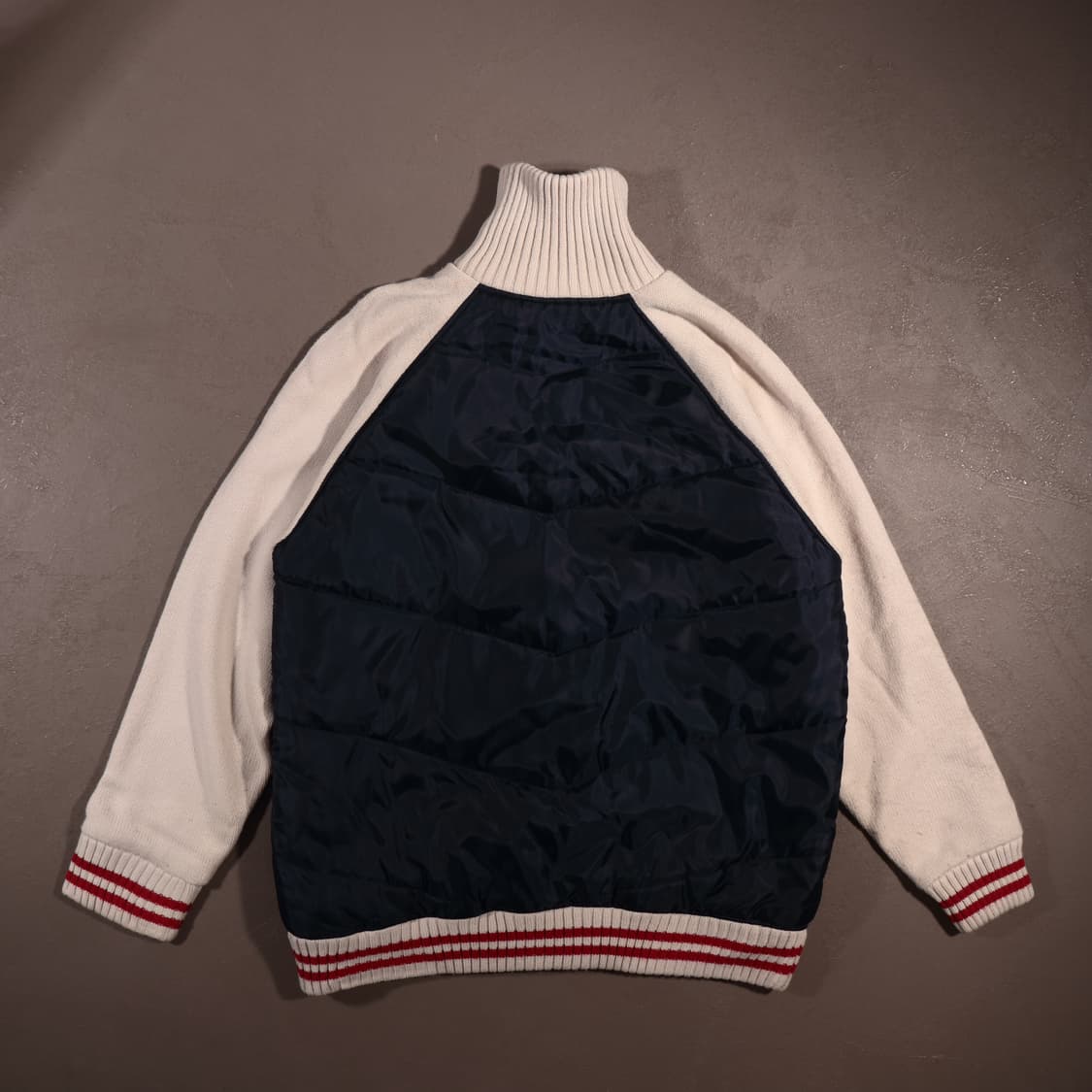 일본빈티지 누빔 니트 집업자켓 상품이미지5