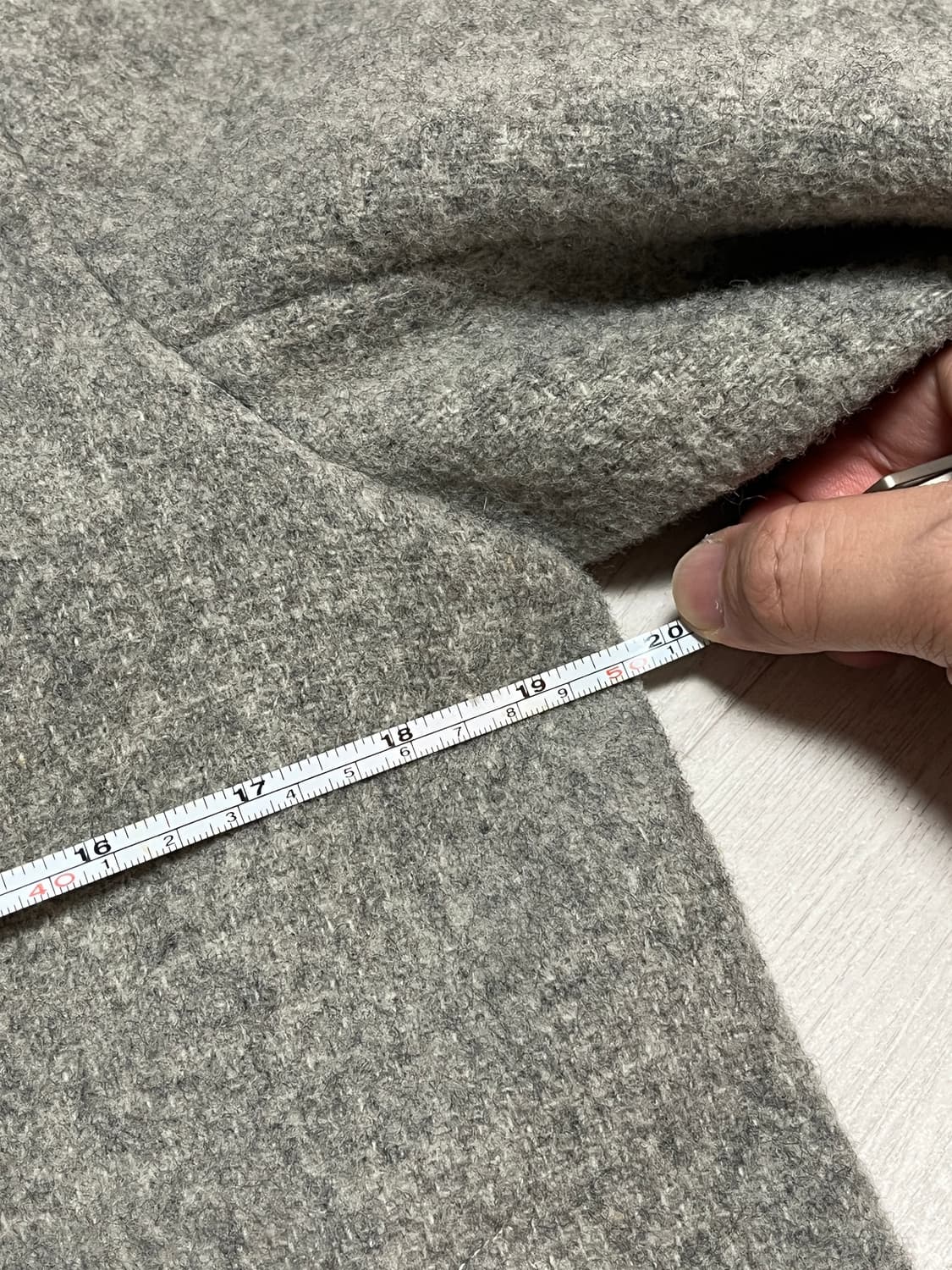 단톤 코트 울코트 36사이즈 그레이 상품이미지7