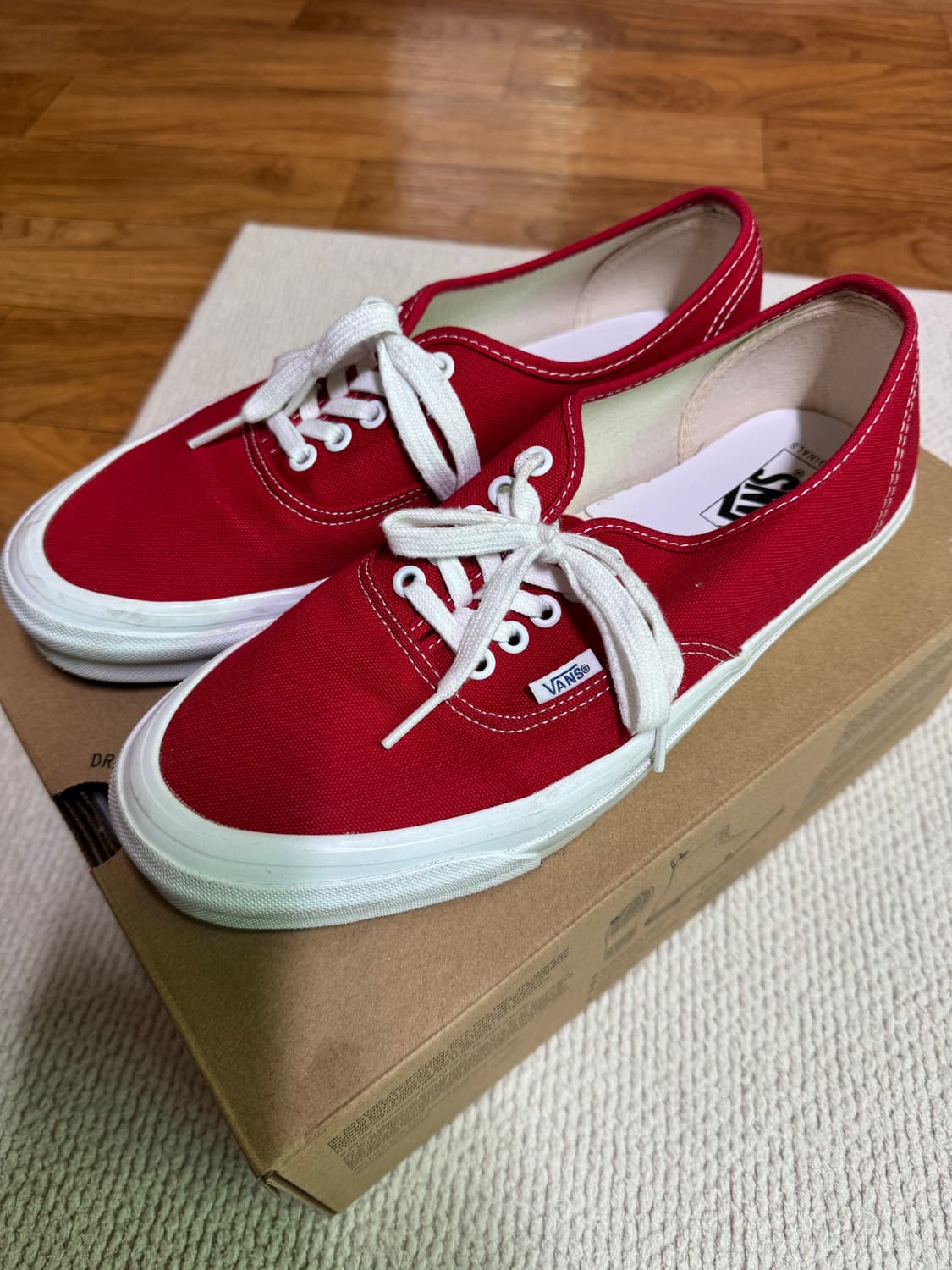 [285] 반스 어센틱 볼트 레드 상품이미지2