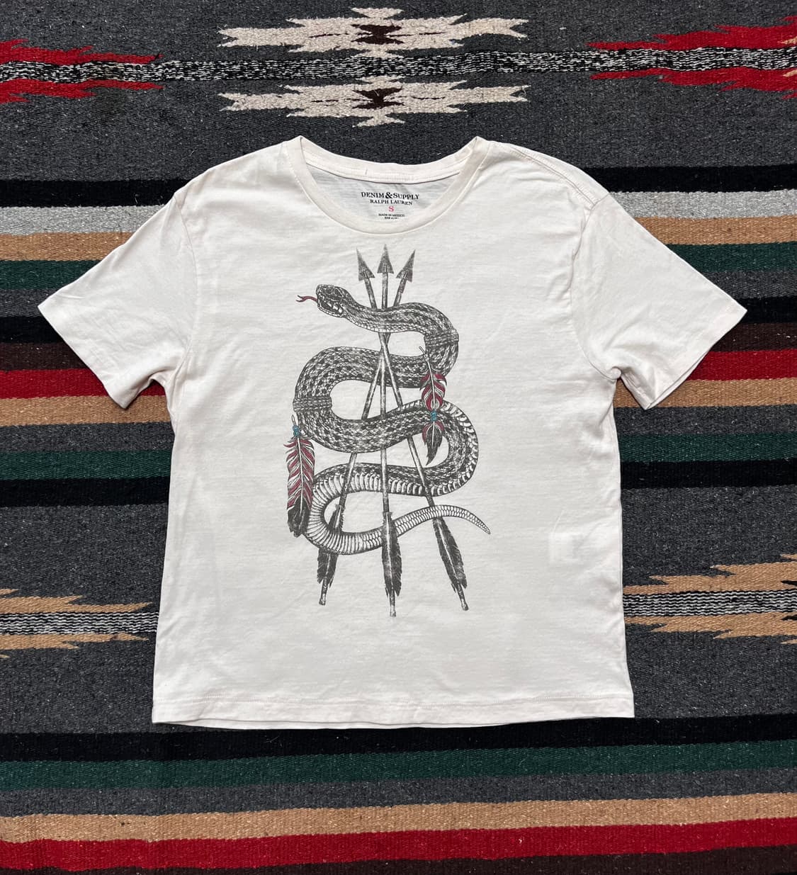 Denim & supply snake graphic Tee 상품이미지1