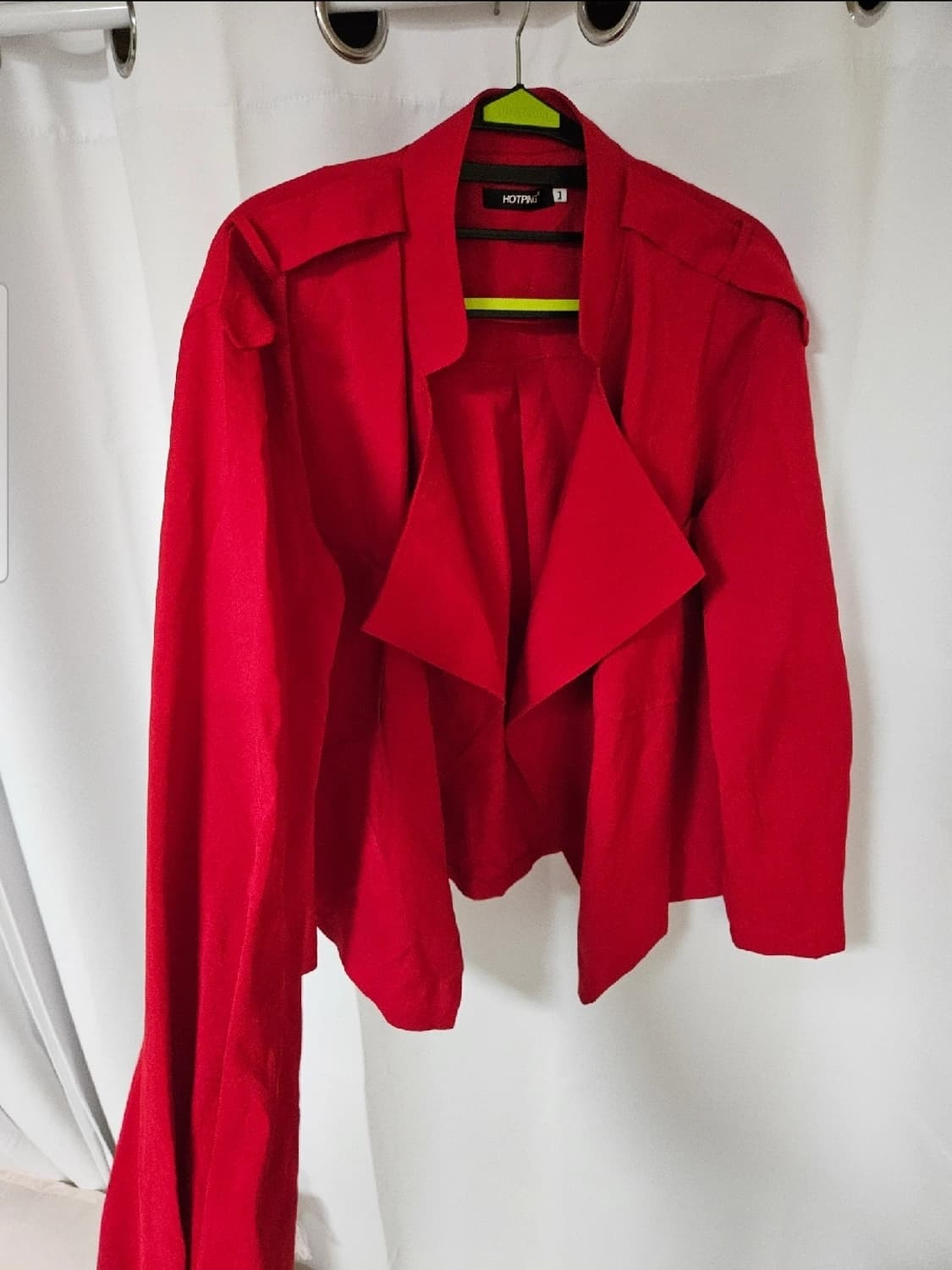 핫핑1 루즈핏 레드자켓 상품이미지1