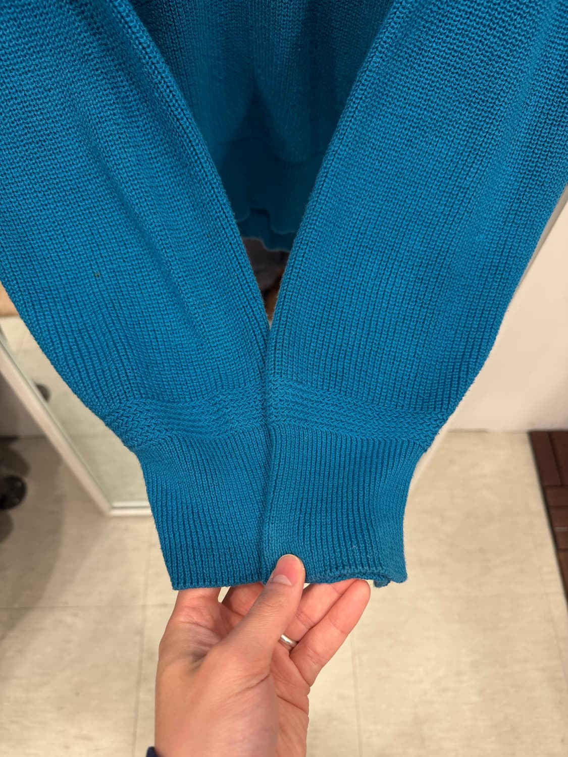 90s Oshkosh 오시코시 5버튼 코만도 헨리넥 니트 스웨터 상품이미지5