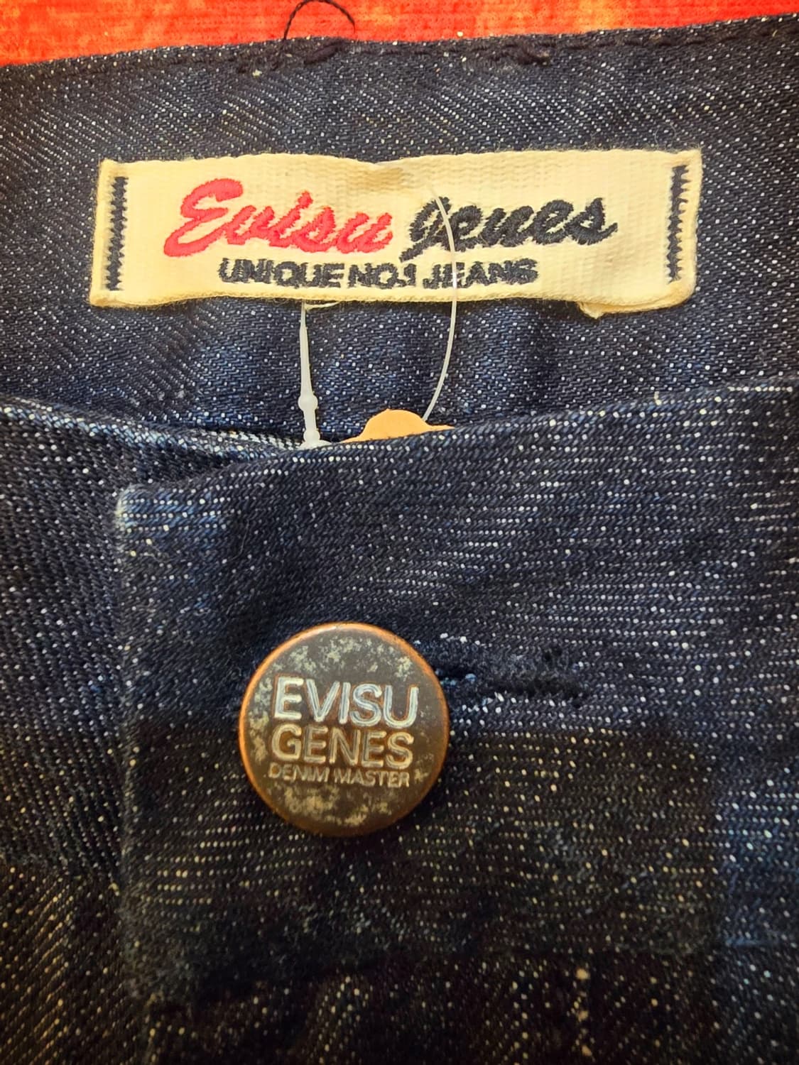 일본 에비스(Evisu) 7부 데님 반바지 크롭진 상품이미지3