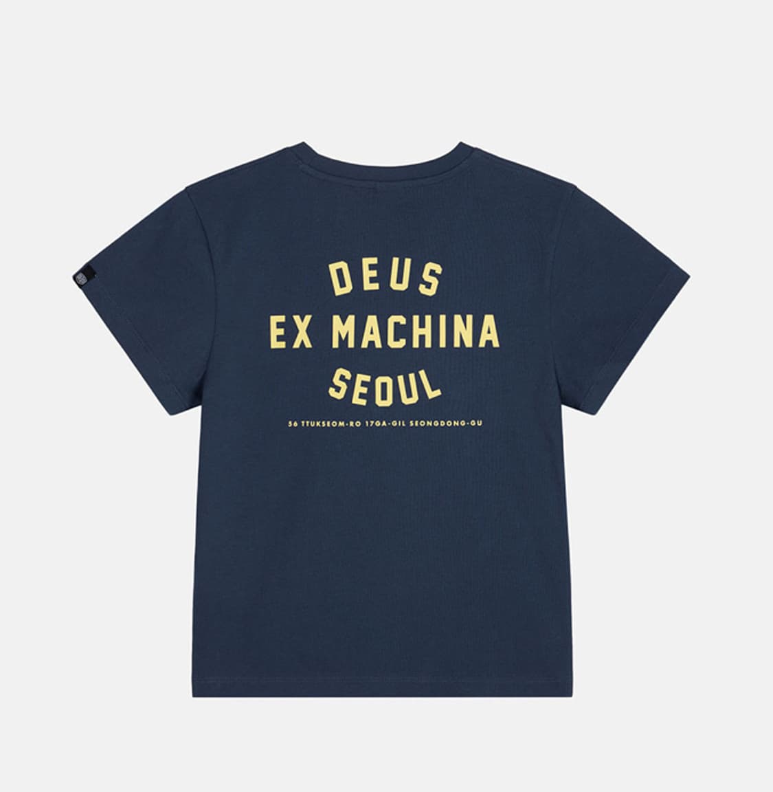 데우스 반팔 W. Seoul College Address Tee 네이비 상품이미지2