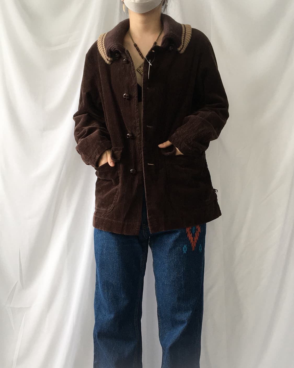 Ribbed collar ribbed jacket 상품이미지5