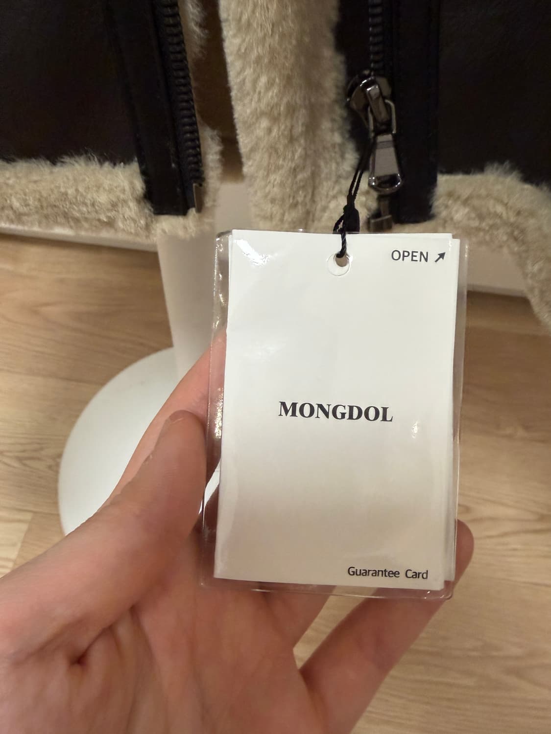 몽돌 페이크 퍼 무스탕 자켓 상품이미지4