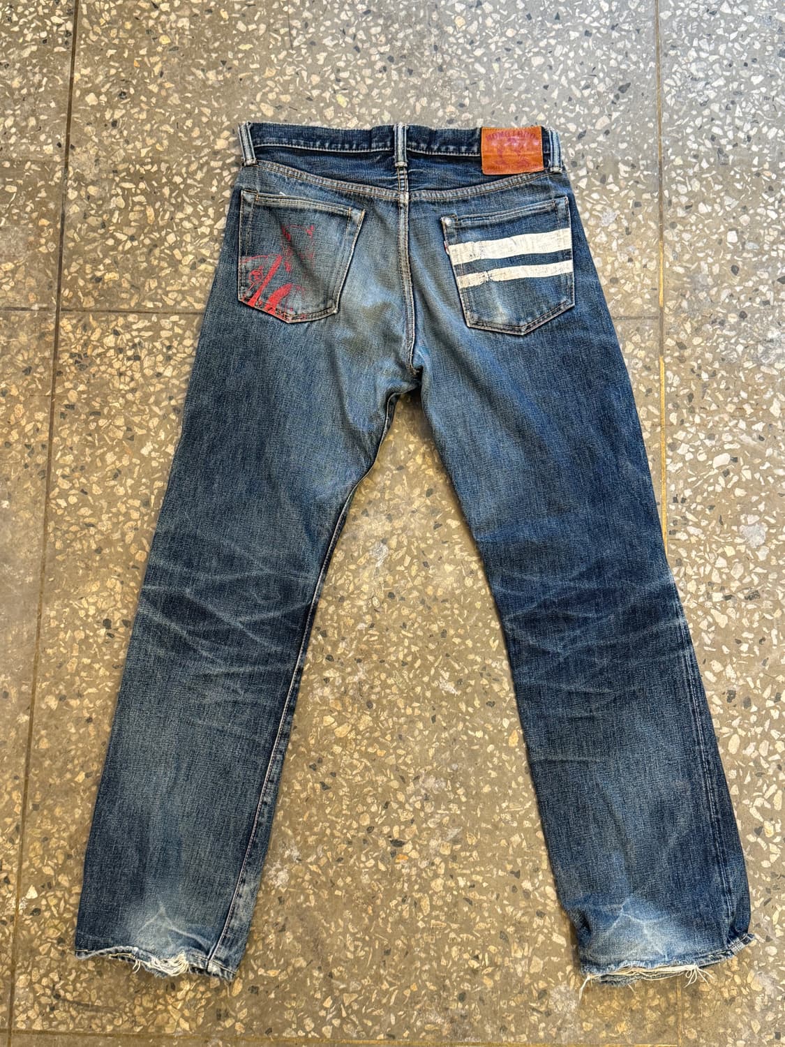 모모타로 체인스티치 셀비지 진(B1) 상품이미지2