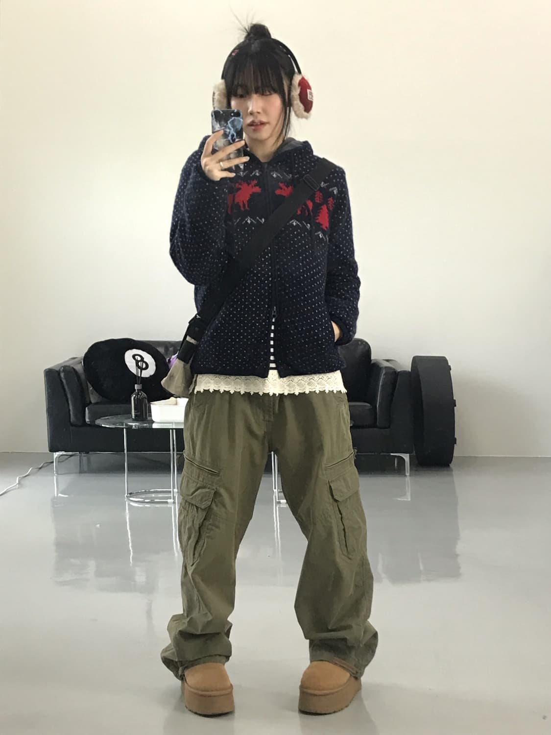 Jpn Nordic Pattern Zip Up Hoodies 상품이미지1