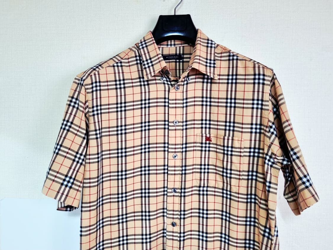 버버리 정품 노바체크 남방 105사이즈 상품이미지2