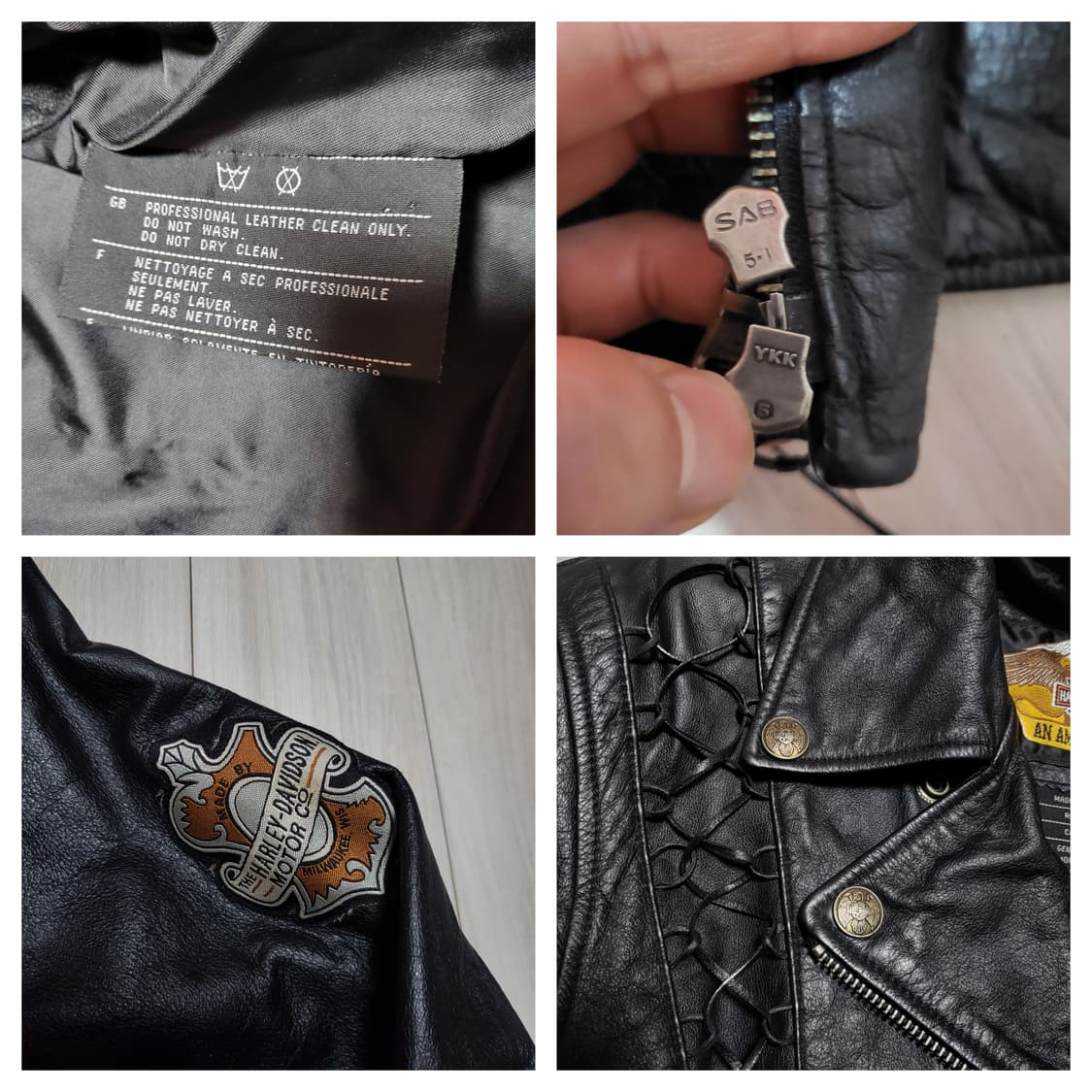 (여성 M) 04SS 프로토타입 할리데이비슨 가죽자켓 라이더자켓 상품이미지7