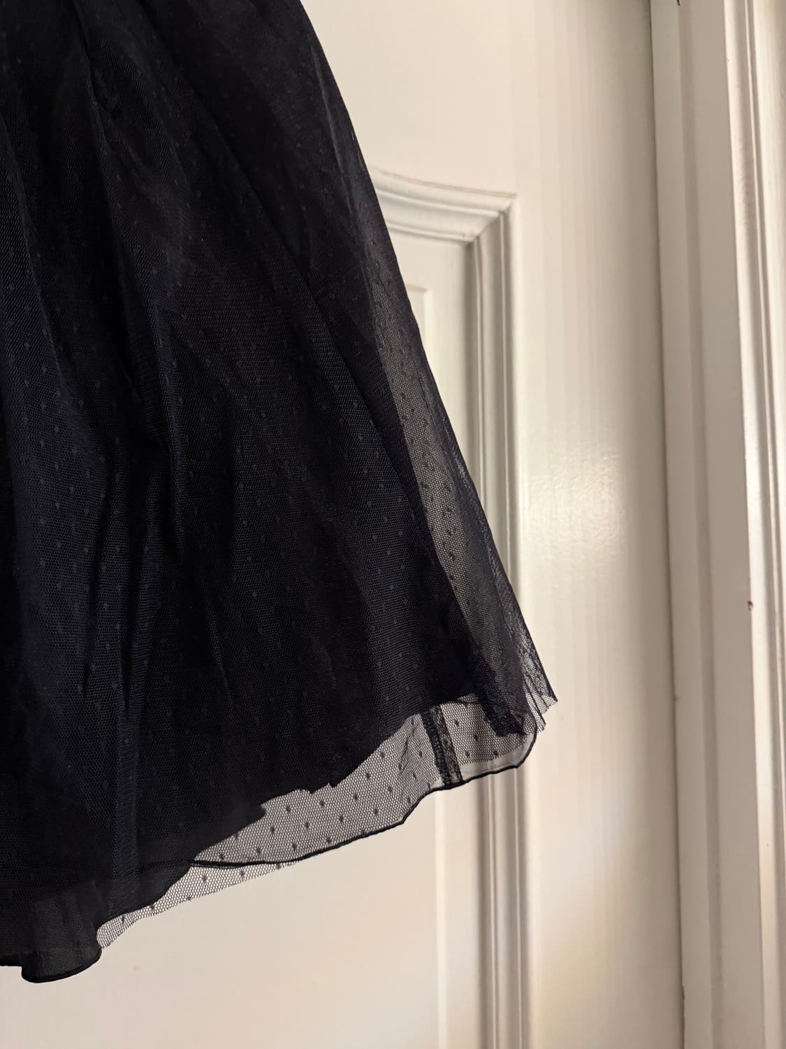 beams 도트 튤 미디 스커트 상품이미지2