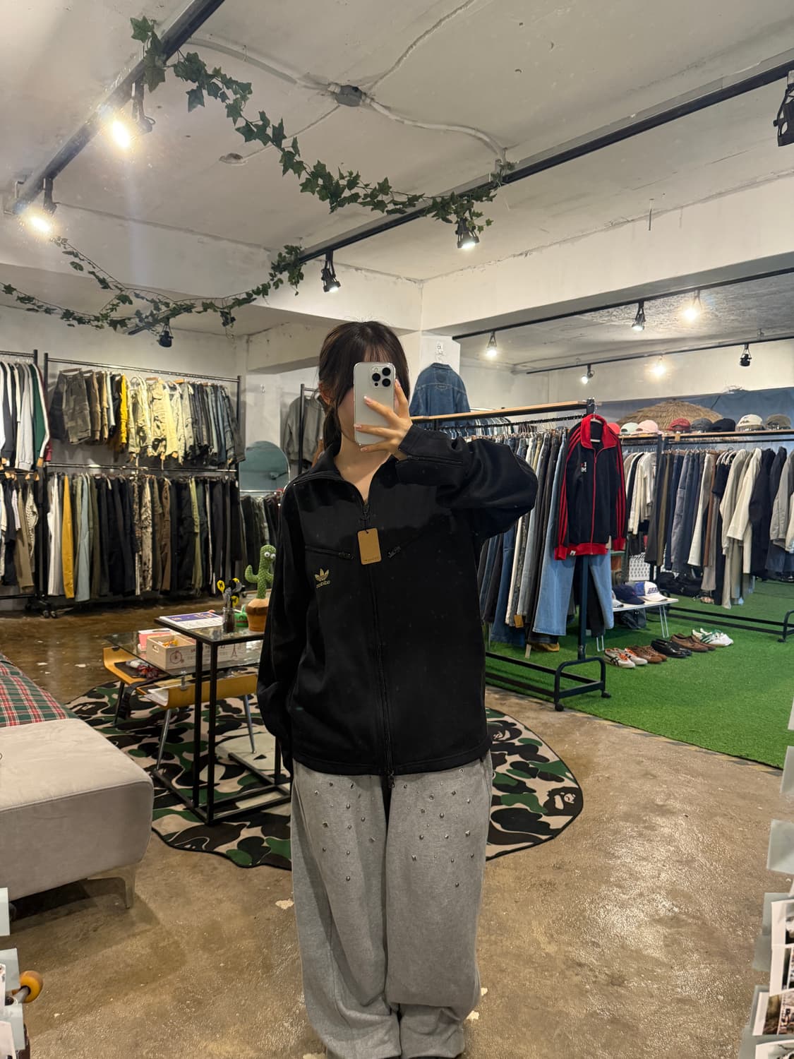 아디다스 올드스쿨 투웨이 트랙탑 블랙 상품이미지4