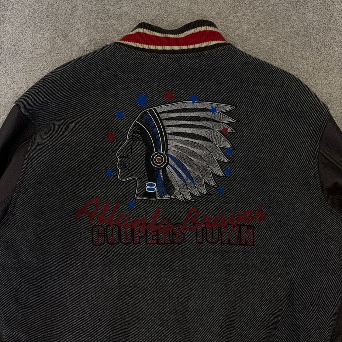 MLB 브레이브스 쿠퍼스타운 바시티 자켓 상품이미지7