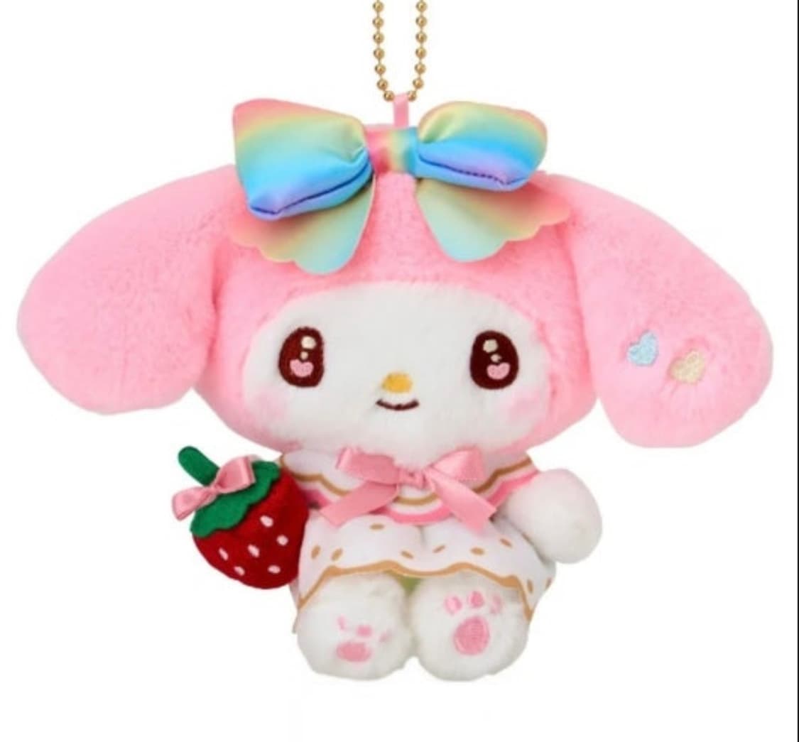 산리오 이치고신문 50주년 마이멜로디 키링 새상품 상품이미지1