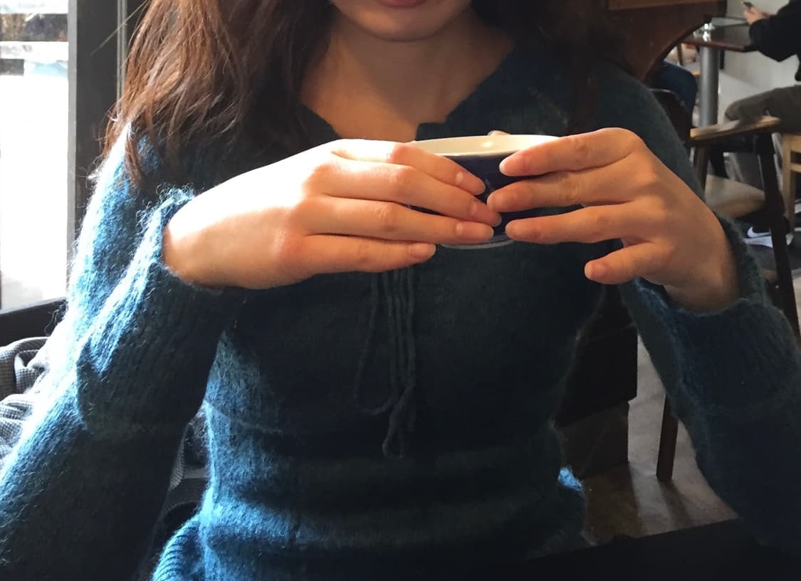 블루 빈티지 니트 상품이미지2