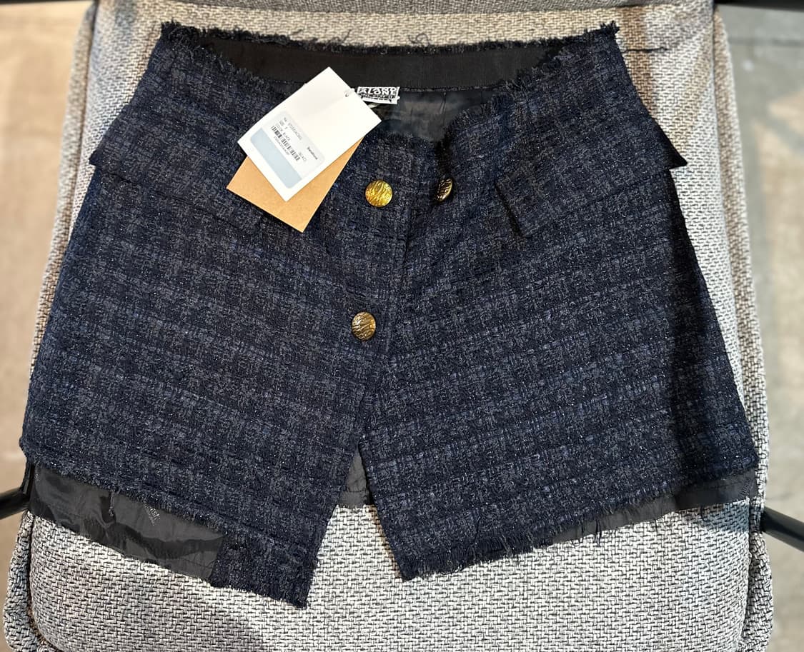 스탠드얼론 트위드 랩 스커트 상품이미지3