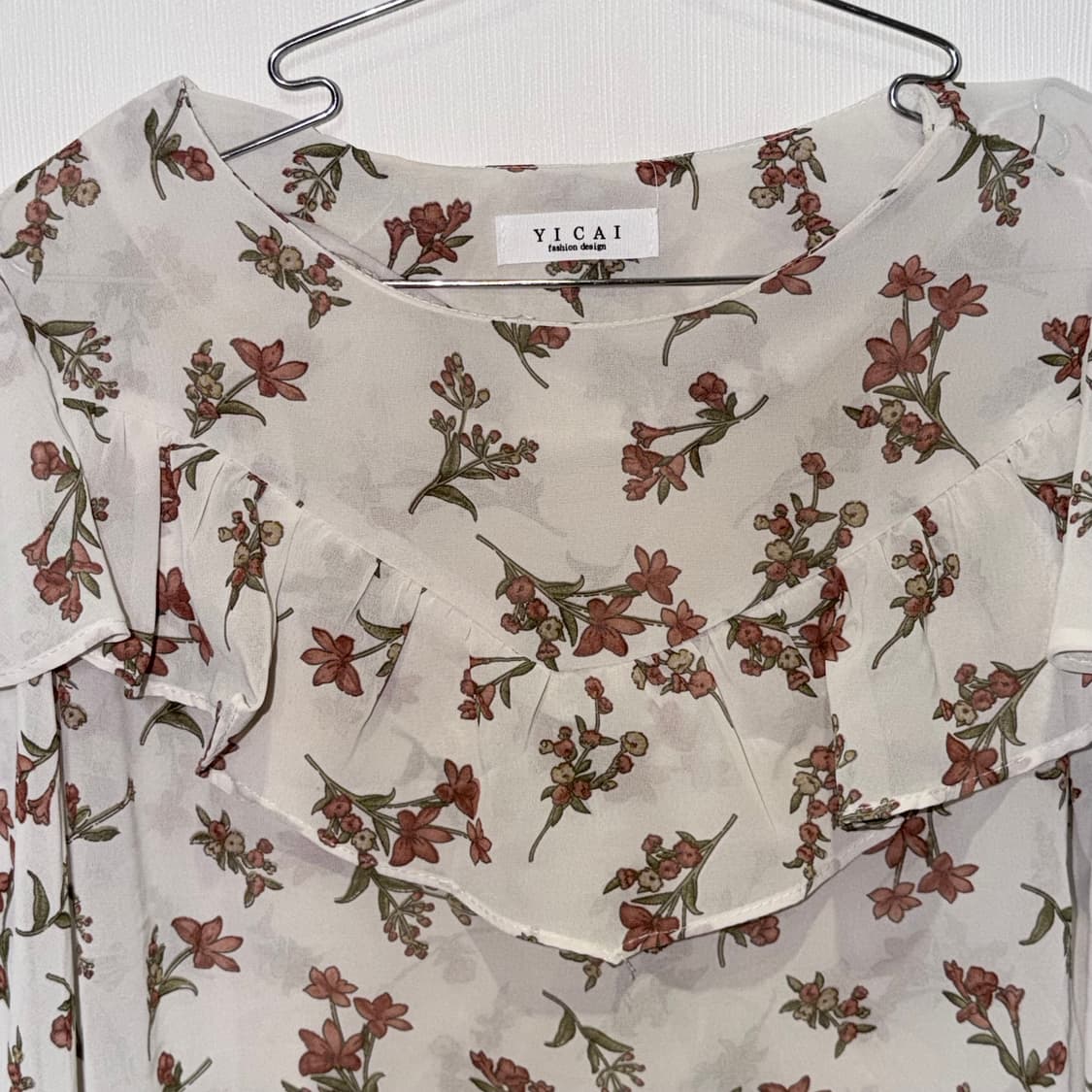 Japanese vintage white blouse 상품이미지2