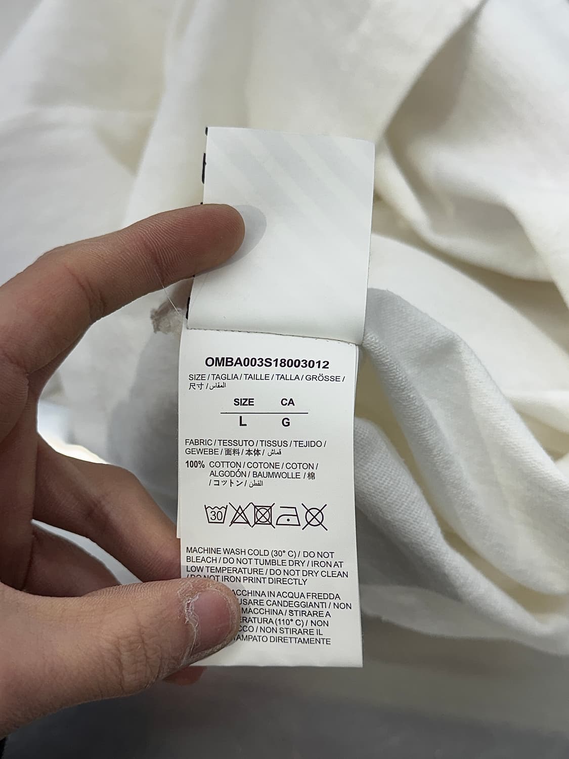 언더커버 x 오프화이트 19aw 애플 하프 티셔츠 상품이미지8