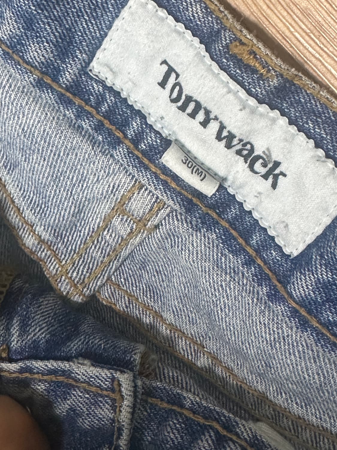 24fw 토니웩 플레어 데님 부츠컷 데님 팬츠  상품이미지5