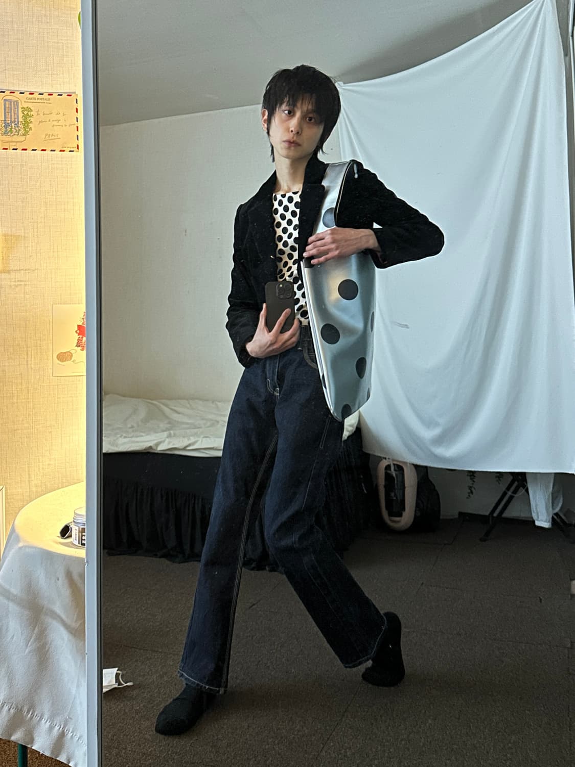 Chemical Sports 실버 도트 백 상품이미지4