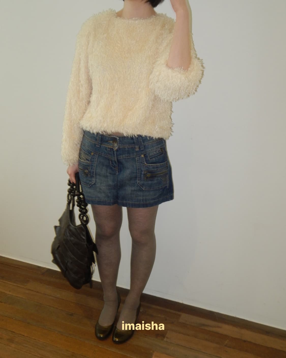 Y2K Low Rise Denim mini Skirt 로우라이즈데님스커트 상품이미지2