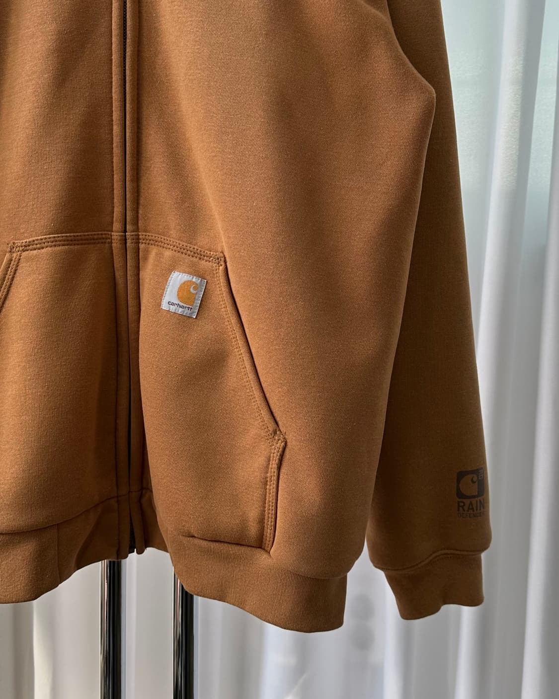 [L]칼하트 써멀 레인디펜더 된장 후드집업 상품이미지5