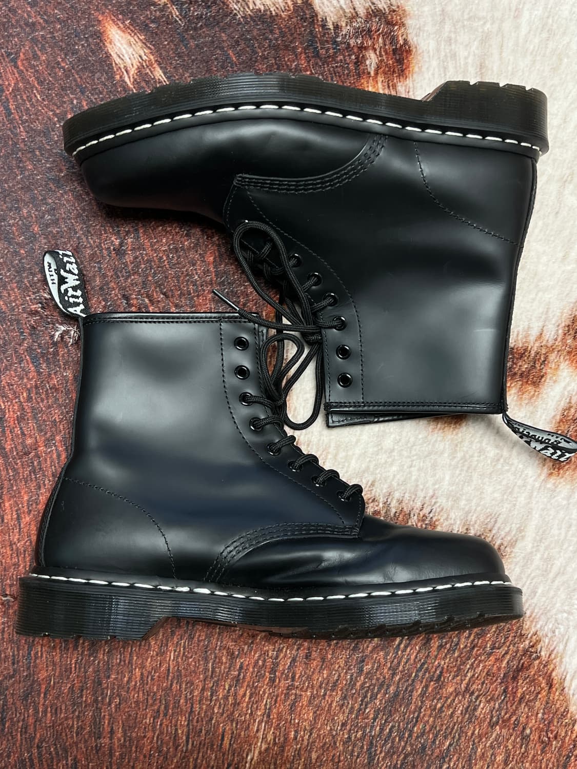 [280] 닥터마틴 1460 WS 화이트스티치 블랙 43 상품이미지2