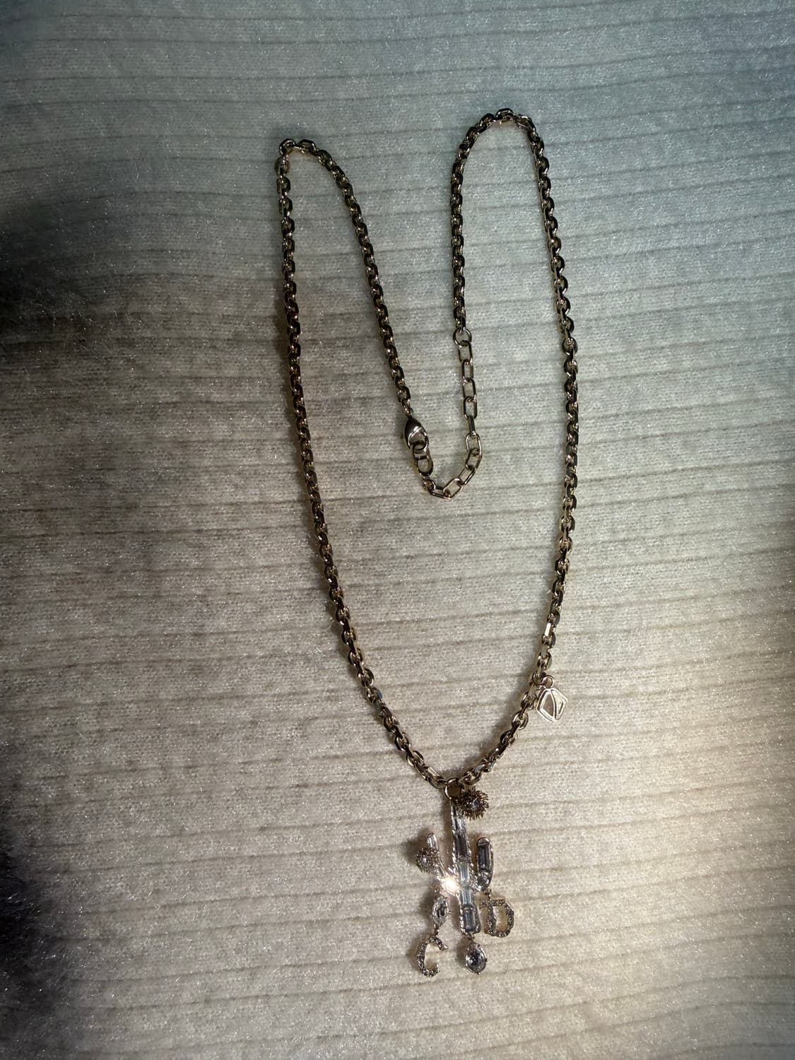 디올 x 캑터스 잭 콜라보 목걸이판매 (크림단종제품) 민트급 초급쳐 상품이미지2