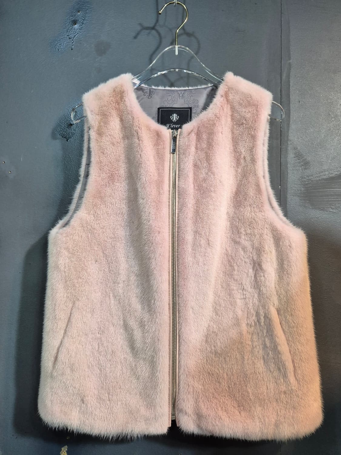 진도 K.lever끌레베 밍크 퍼 베스트 조끼 새상품 55 66 상품이미지1