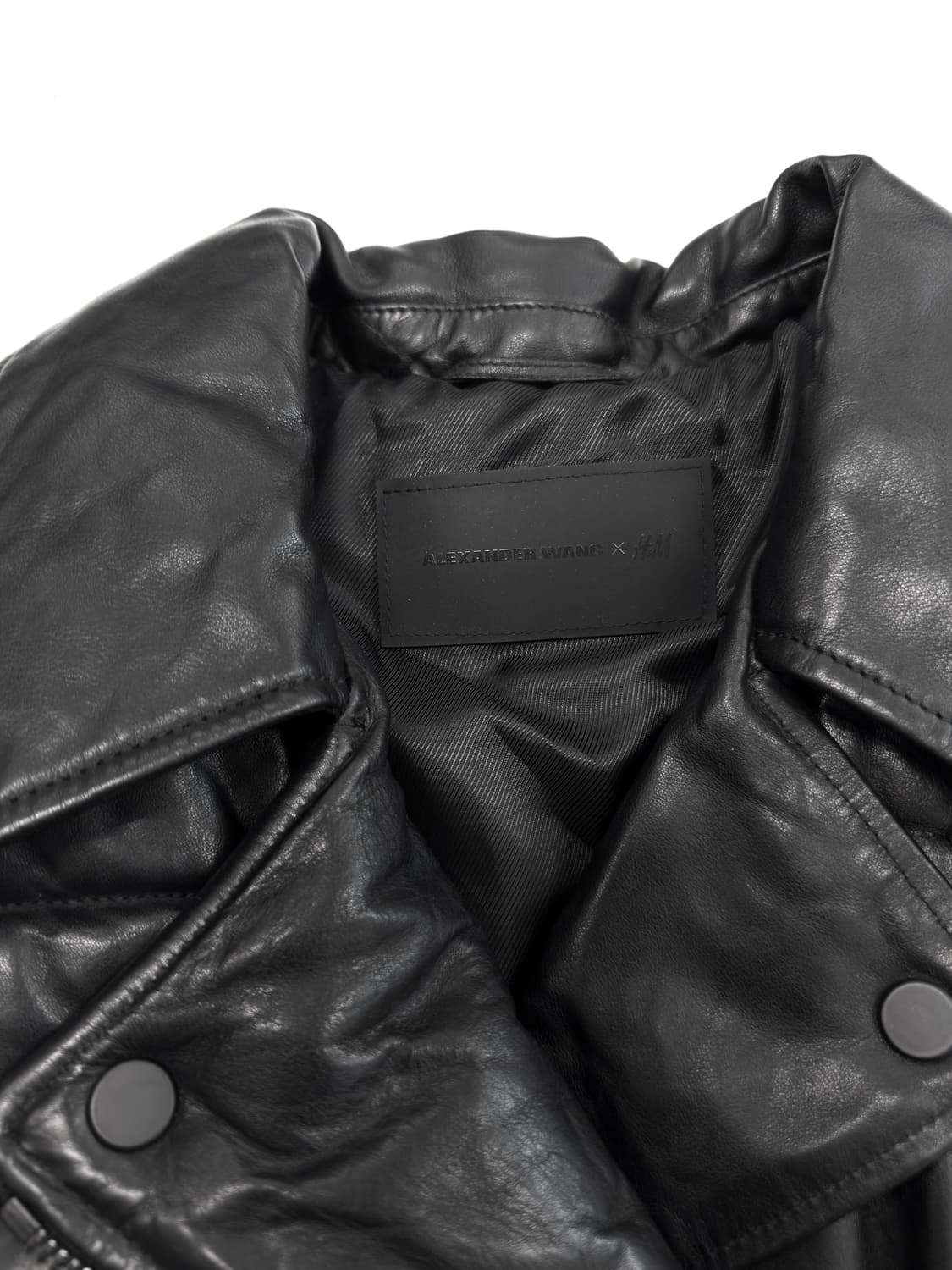 알렉산더왕 x H&M 소가죽 라이더 패딩 상품이미지4