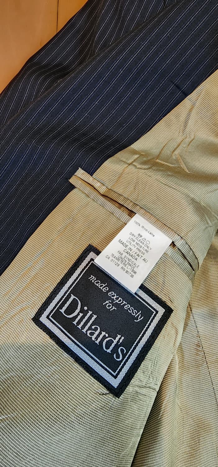 (간절기용)랄프by랄프로렌 네이비 스트라이프 울자켓 2XL 상품이미지9