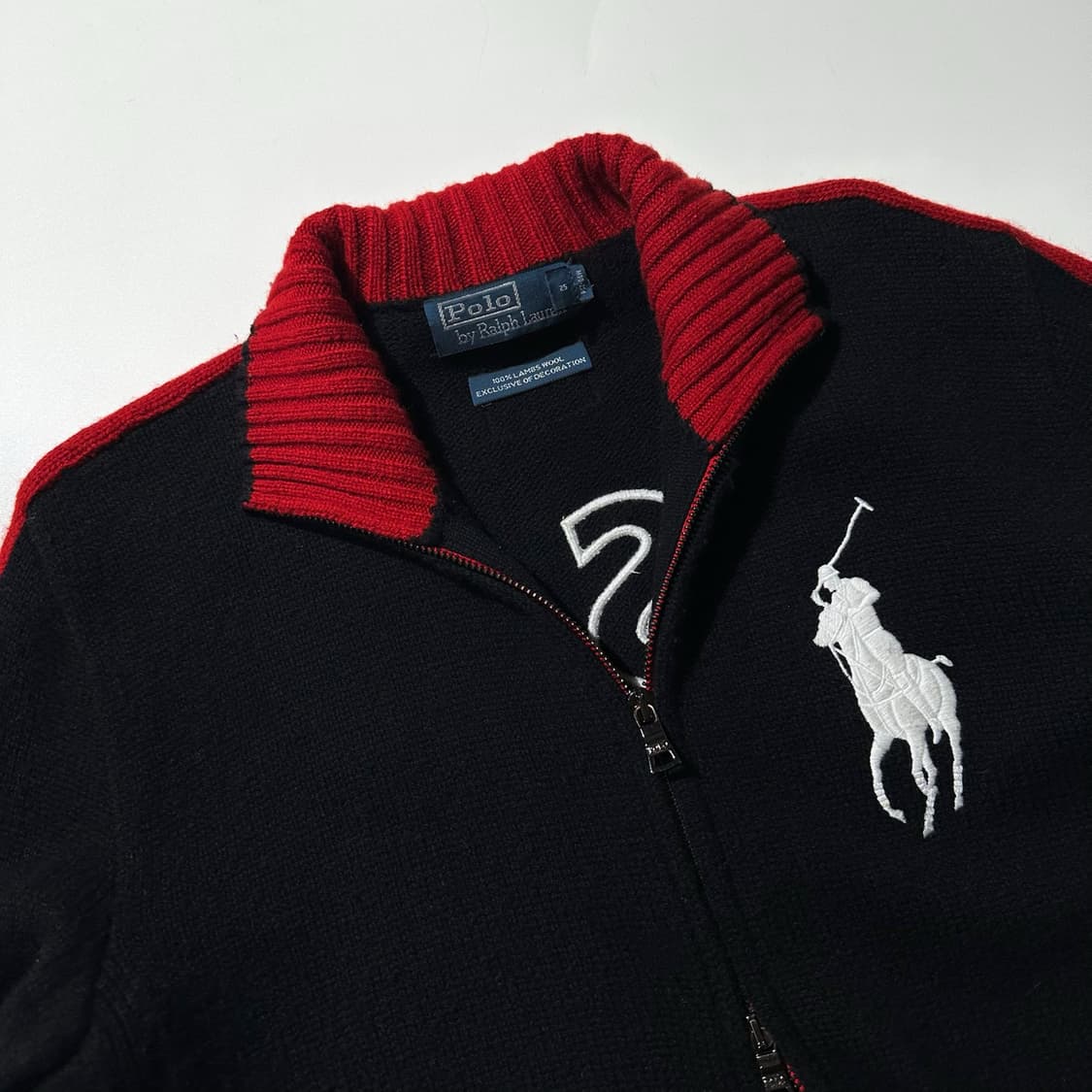 폴로 랄프로렌 빅포니 USA 성조기 니트 집업 가디건 상품이미지4