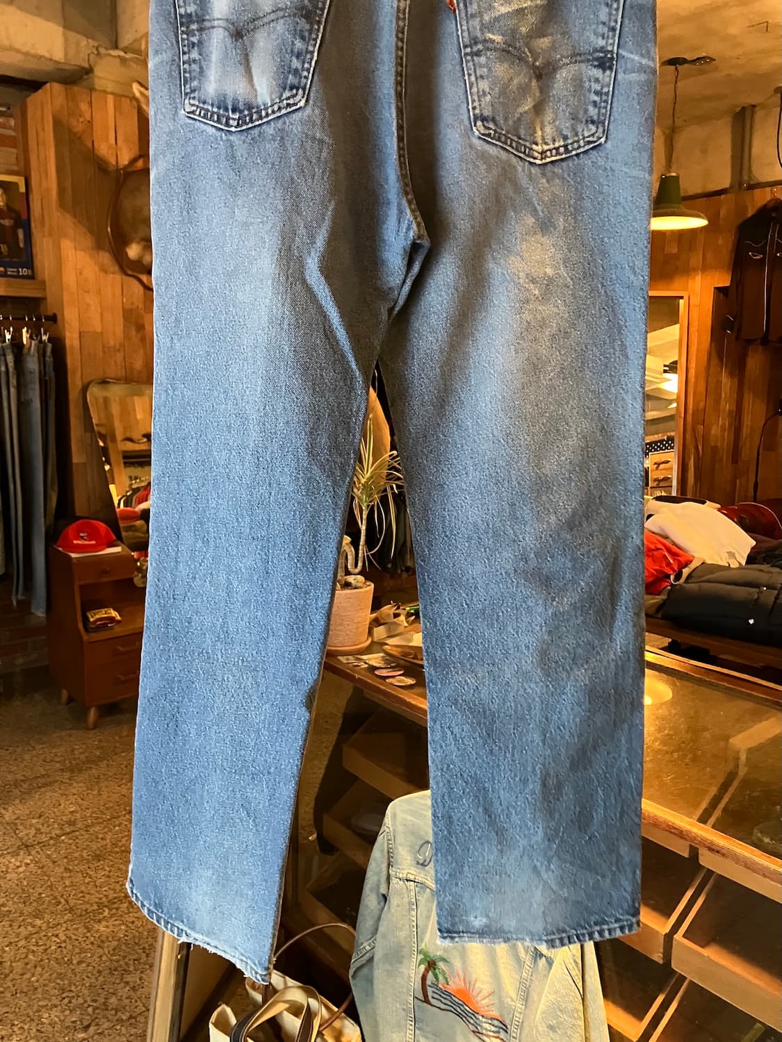 90s USA 빈티지 리바이스 517 부츠컷 데님 팬츠 상품이미지7