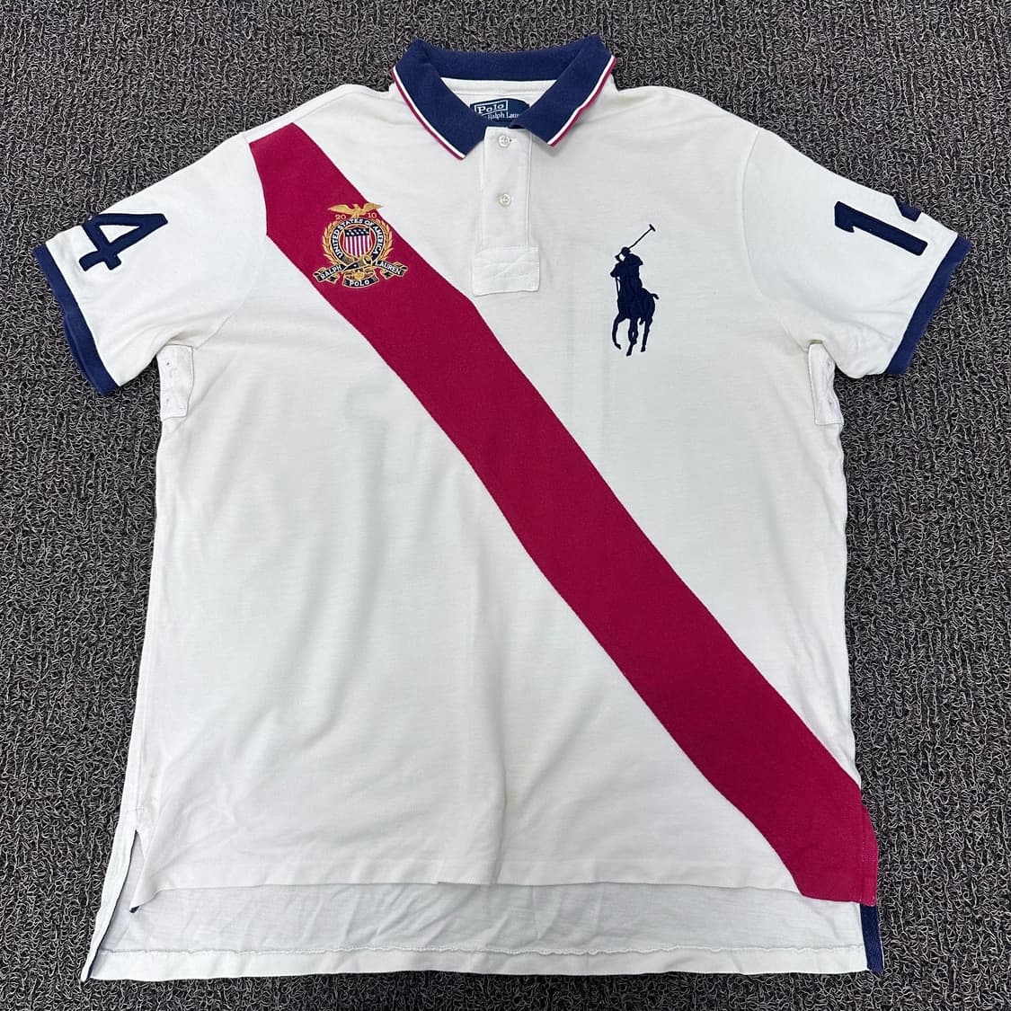POLO 폴로 랄프로렌 USA 빅포니 치프키프 반팔티셔츠 2XL 상품이미지1